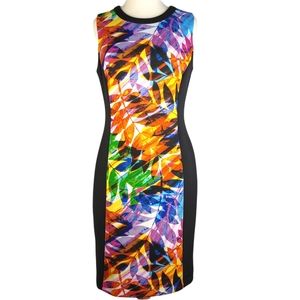 London Style Collection Colorblock Dress Sz 6